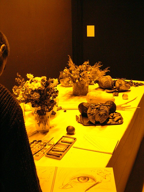 Anja Theismann: Sttben minden tehn fekete :: monokrm installci, 2001